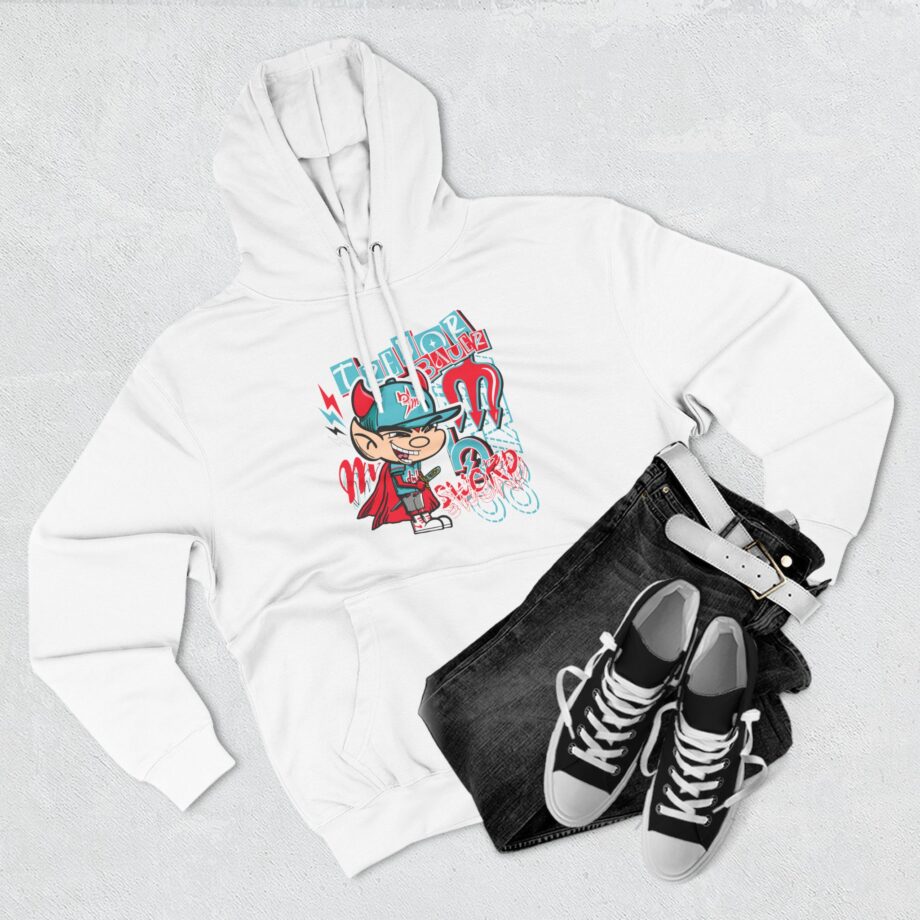 Trevor Bauer Diablo's Cartoon Three-Panel Fleece Hoodie