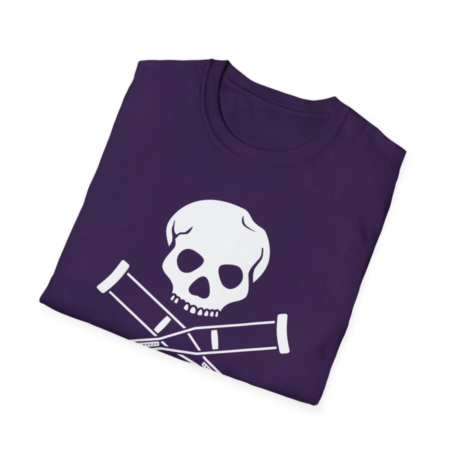 Jackass Skull and Crutches Unisex Softstyle T-Shirt