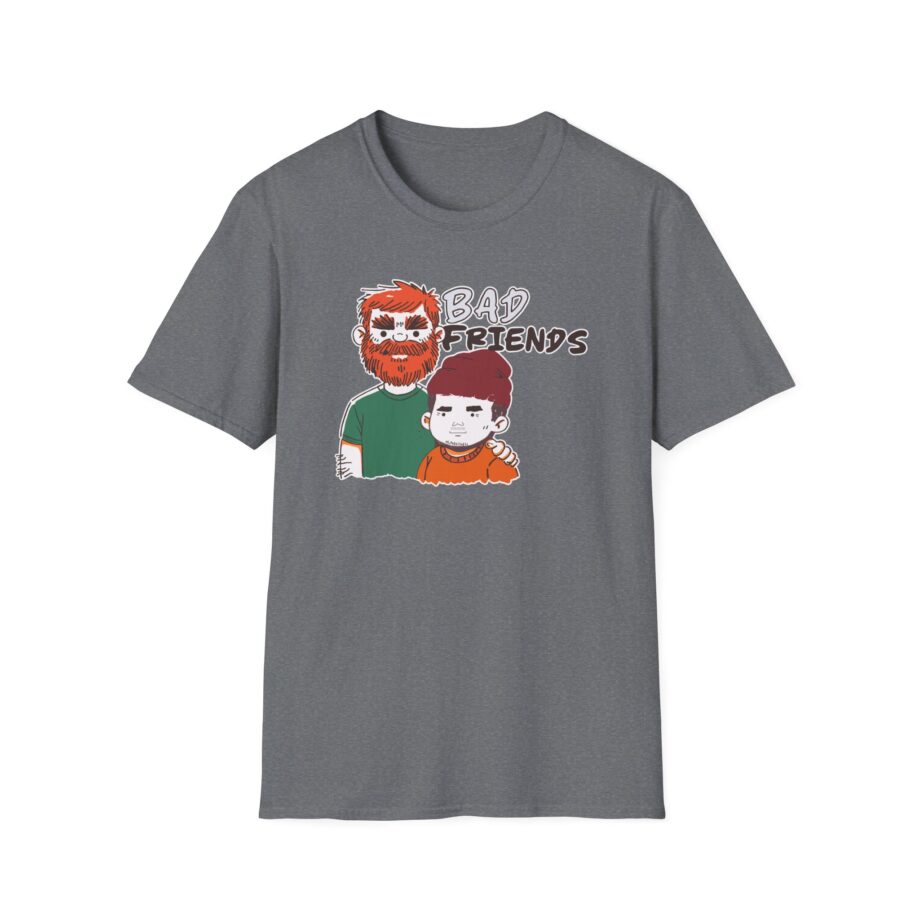 Bad Friends Hairy Unisex Softstyle T-shirt