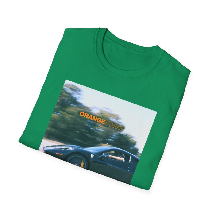 Larry June Orange Print Unisex Softstyle T-shirt
