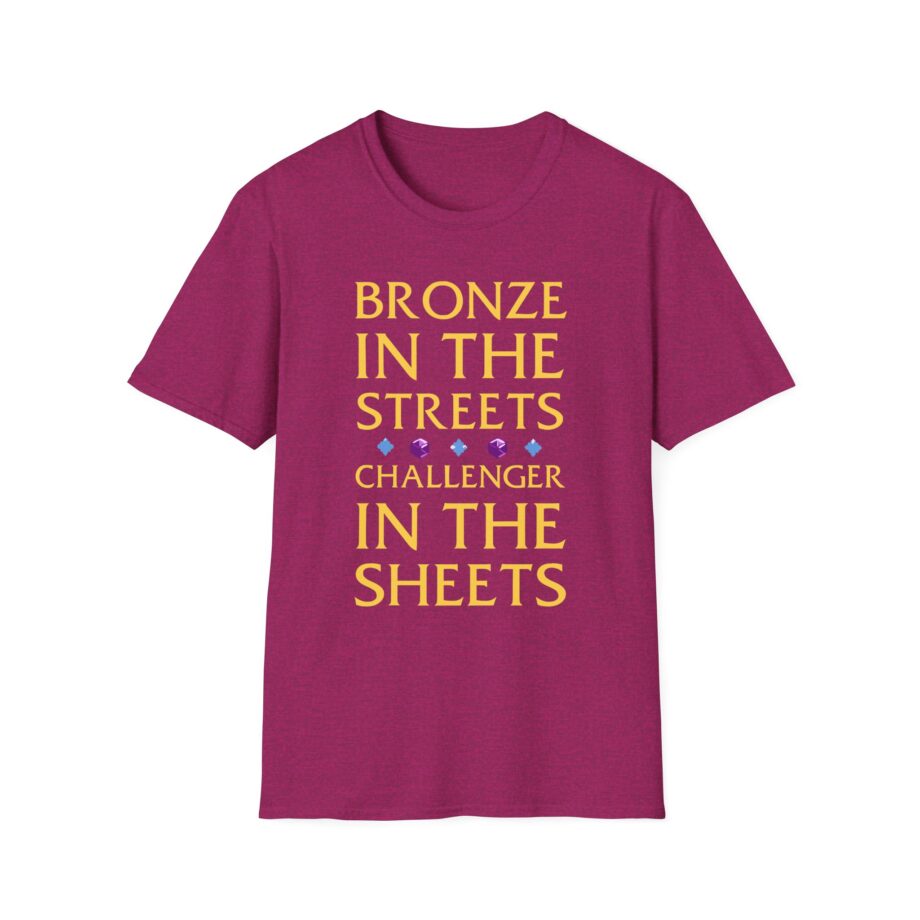 Mizkif Bronze in the Streets Challenger in the Sheets Unisex Softstyle T-shirt