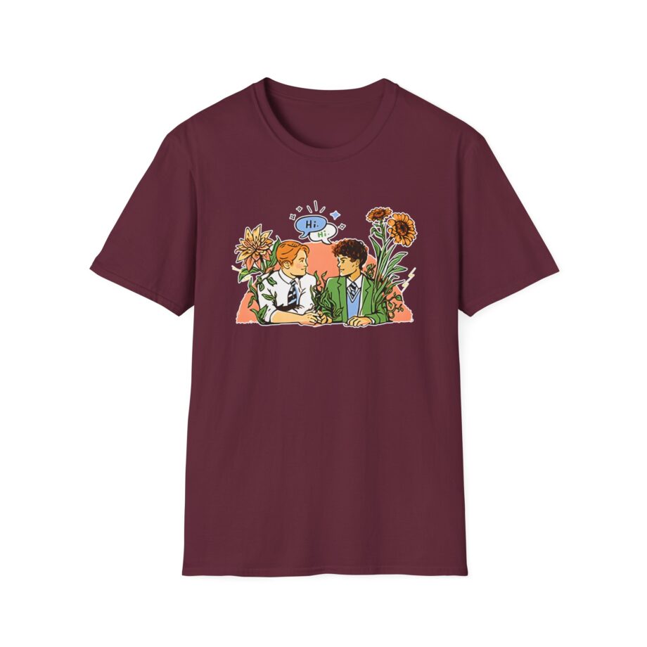 Heartstopper Nick & Charlie Unisex Softstyle T-Shirt