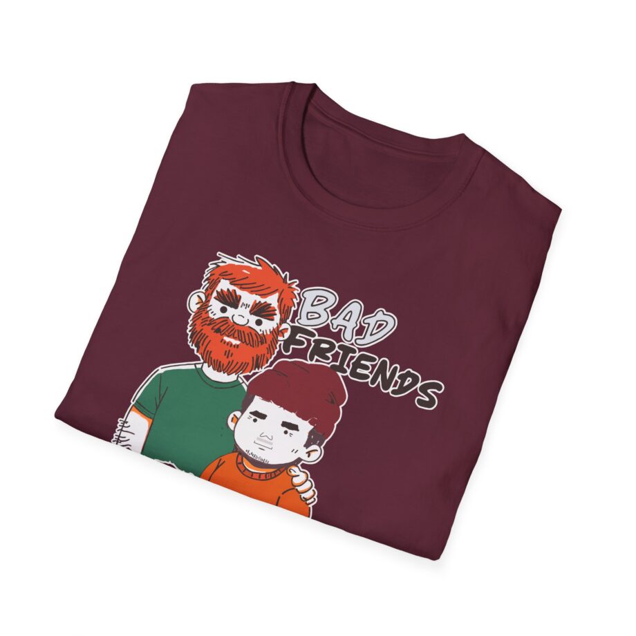 Bad Friends Hairy Unisex Softstyle T-shirt