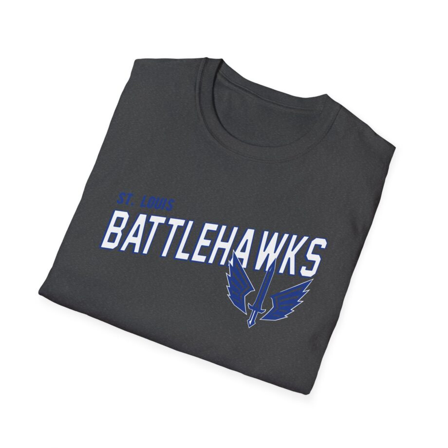St. Louis Battlehawks 108 Stitches Tarc Merman  Unisex Softstyle T-Shirt