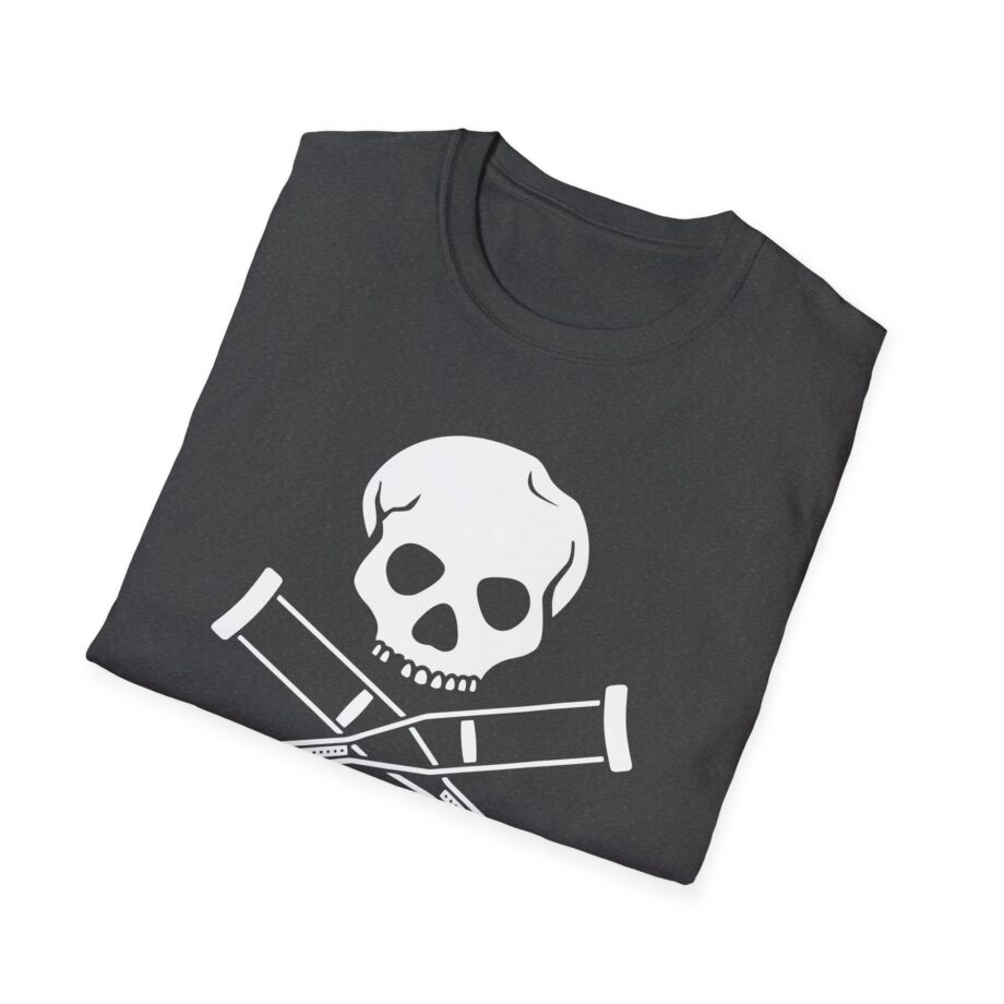 Jackass Skull and Crutches Unisex Softstyle T-Shirt