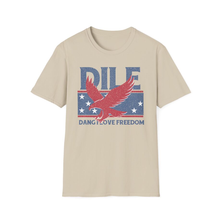 Sadie Crowell Dilf Dang I Love Freedom Unisex Softstyle T-shirt