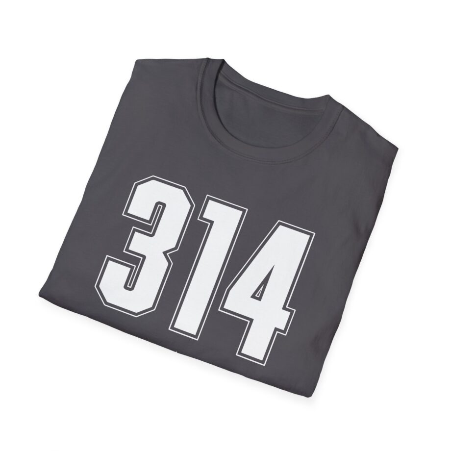 St. Louis Battlehawks Area Code Unisex Softstyle T-shirt