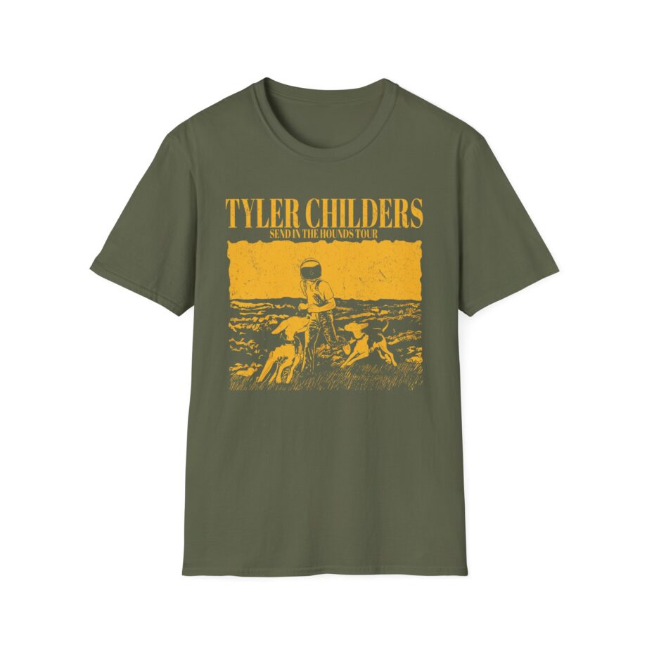 Tyler Childers Grey Hounds Tour Unisex Softstyle T-shirt