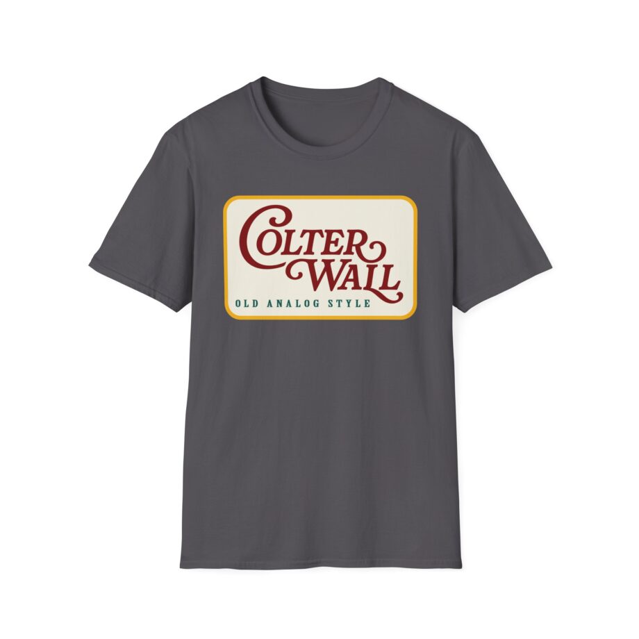 Colter Wall Old Analog Style Unisex Softstyle T-shirt