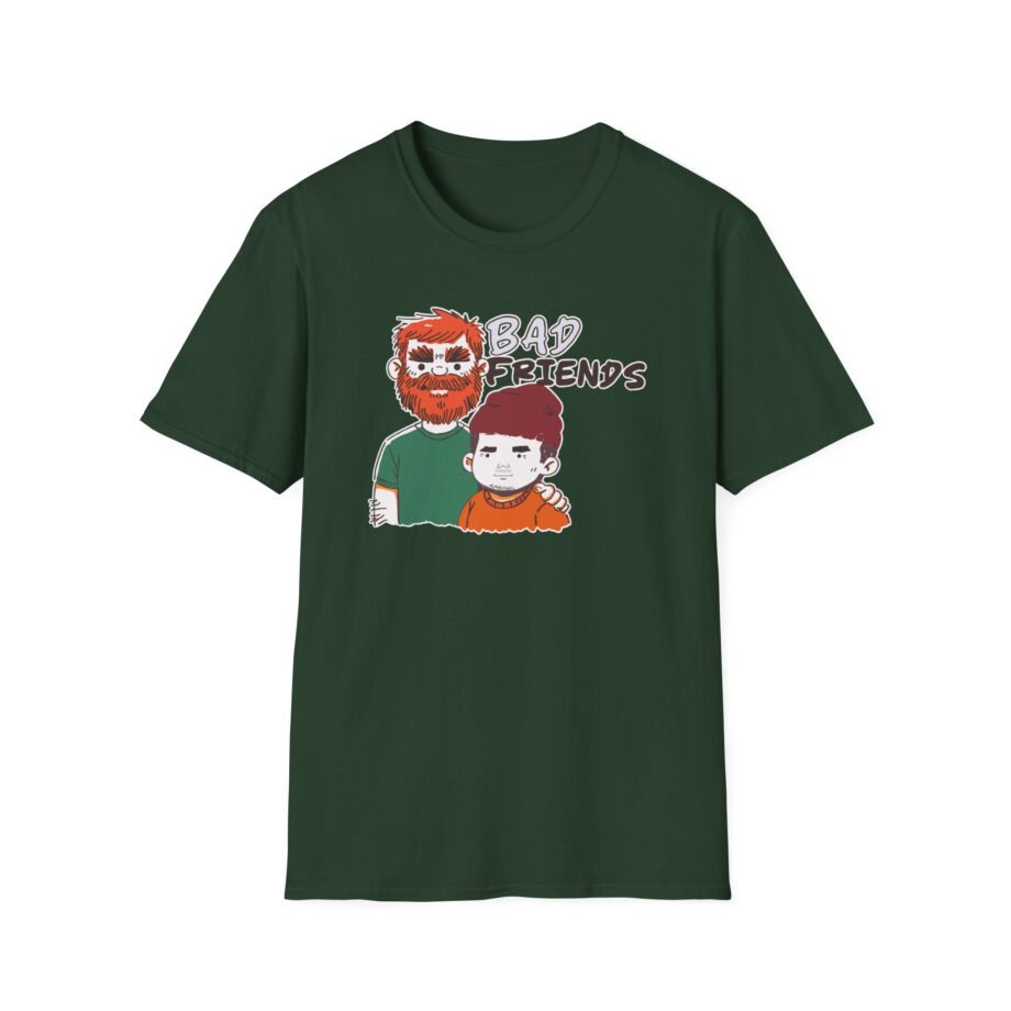 Bad Friends Hairy Unisex Softstyle T-shirt