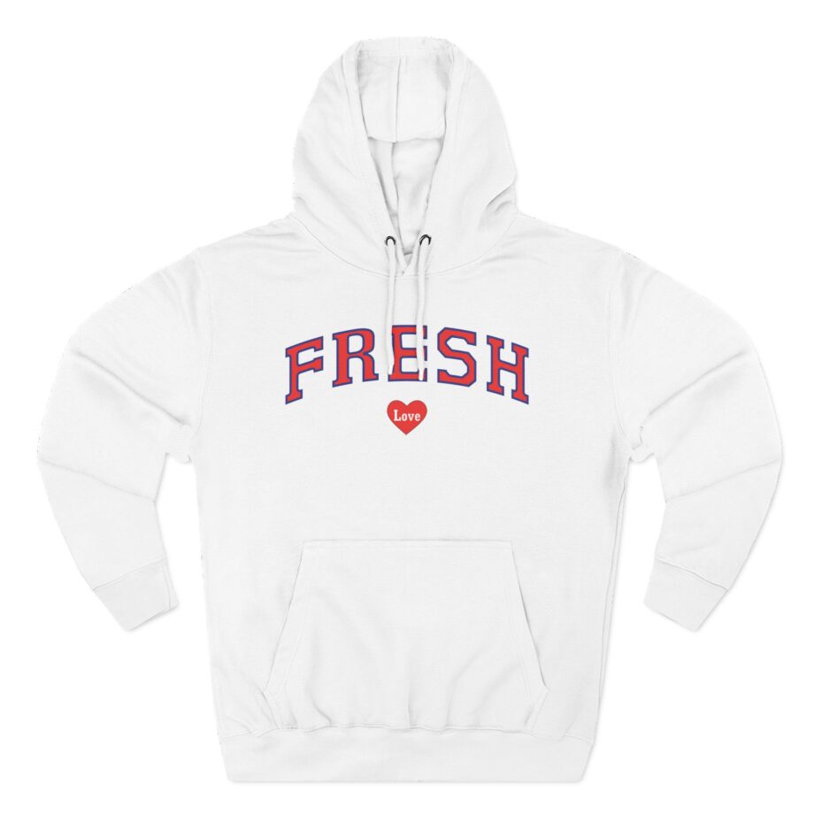 Fresh Love Heart  Three-panel Fleece Hoodie