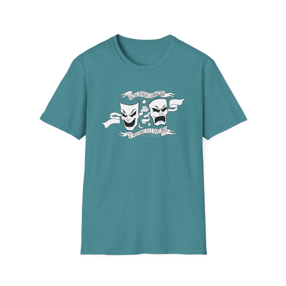 Will Wood the Main Character Unisex Softstyle T-shirt
