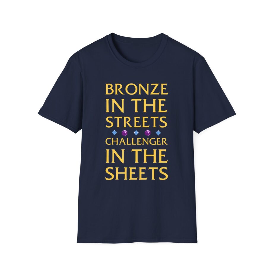 Mizkif Bronze in the Streets Challenger in the Sheets Unisex Softstyle T-shirt