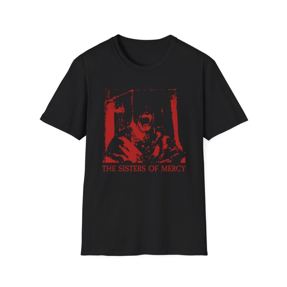 The Sisters Of Mercy Red Scream Unisex Softstyle T-Shirt