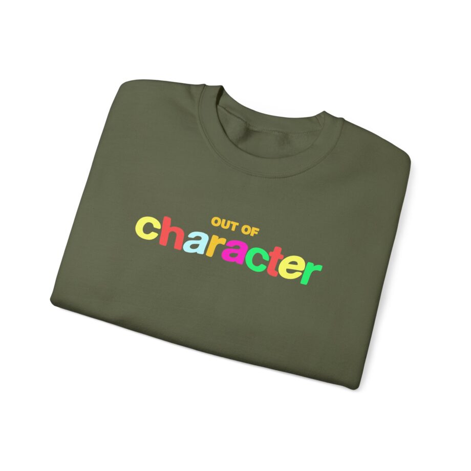 Slushy Noobz  Out Of Character Unisex Heavy Blend Crewneck Sweatshirt