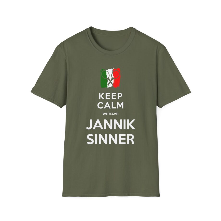 Jannik Sinner Keep Calm We Have  Unisex Softstyle T-Shirt