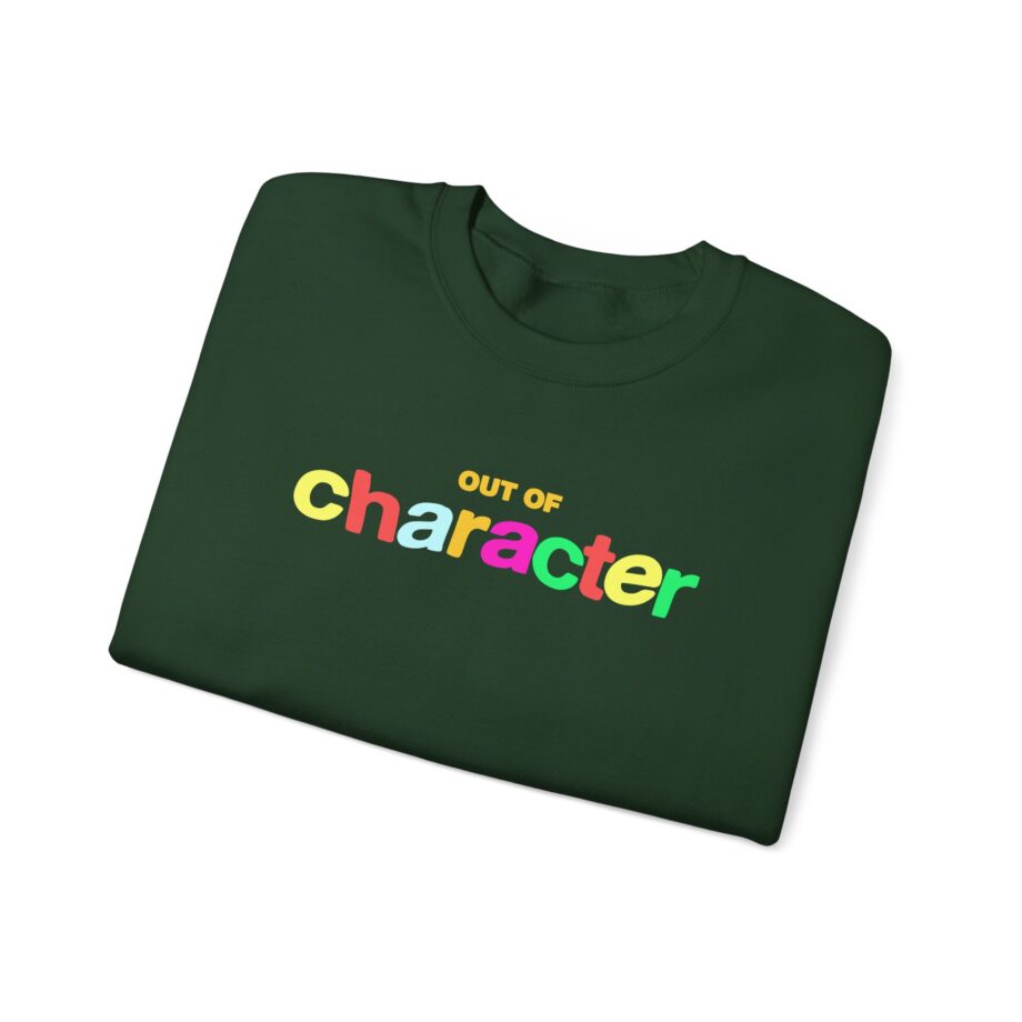 Slushy Noobz  Out Of Character Unisex Heavy Blend Crewneck Sweatshirt