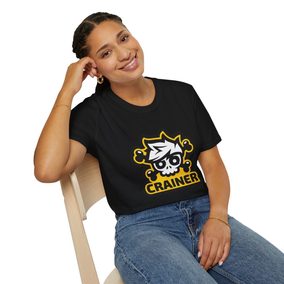 Crainer Skull Gamer Unisex Softstyle T-shirt