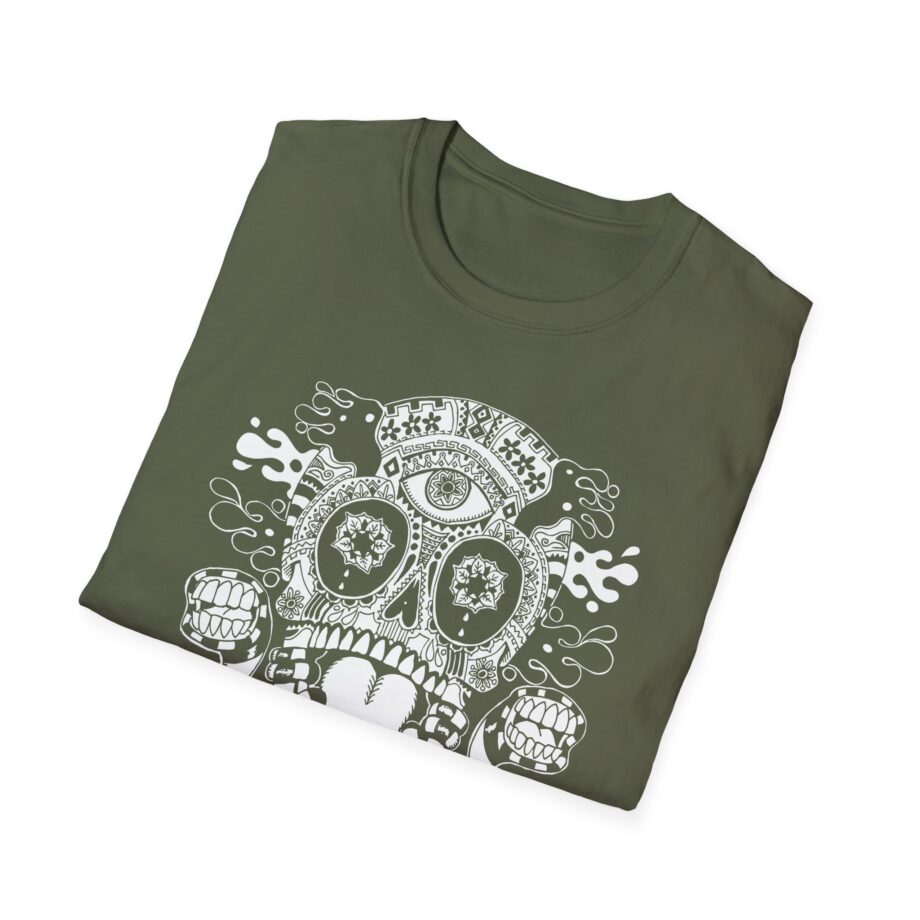 Will Wood Host Skull Unisex Softstyle T-shirt