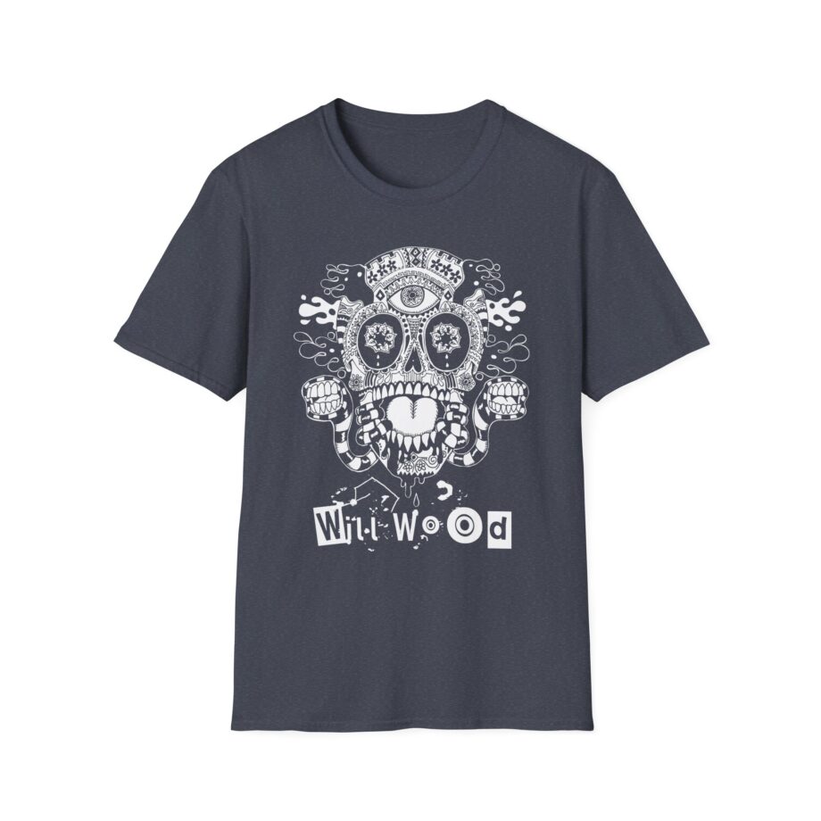 Will Wood Host Skull Unisex Softstyle T-shirt