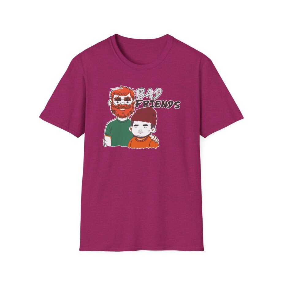 Bad Friends Hairy Unisex Softstyle T-shirt