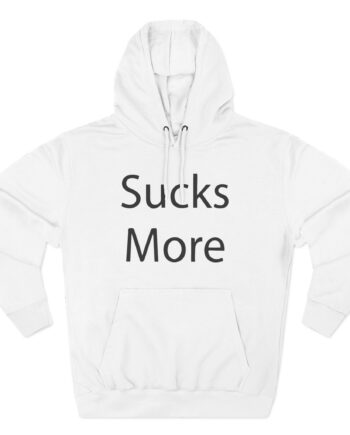 Hamzah Sucks More Tee Three-panel Fleece Hoodie