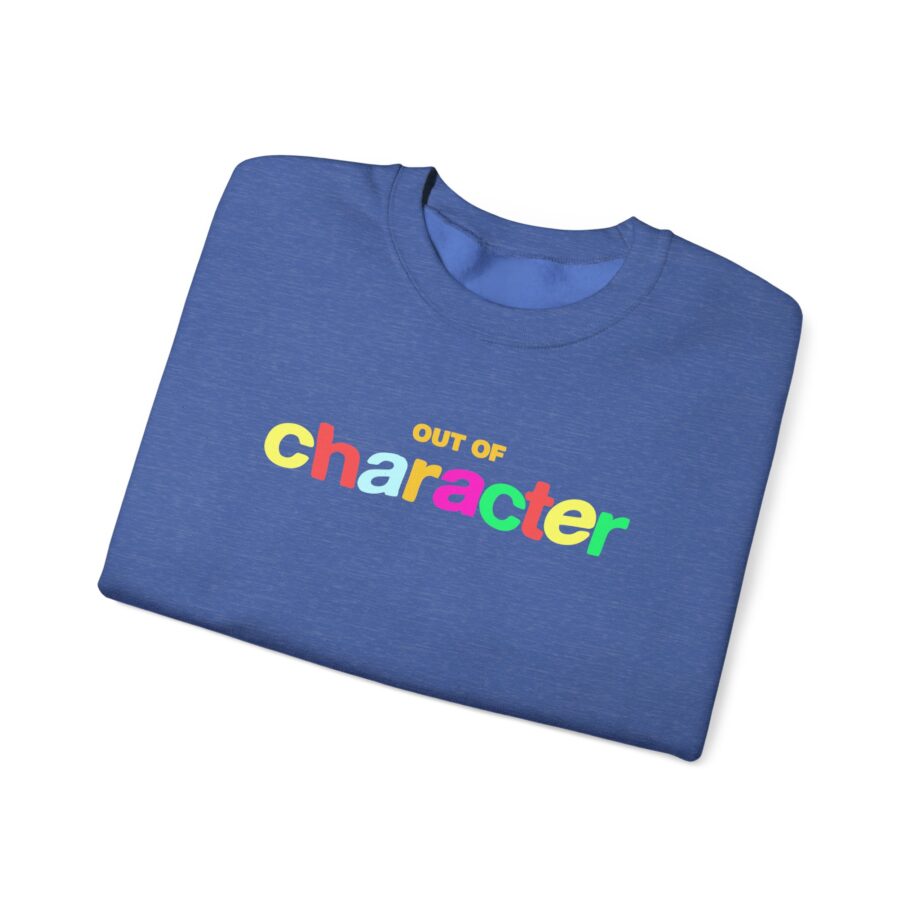 Slushy Noobz  Out Of Character Unisex Heavy Blend Crewneck Sweatshirt