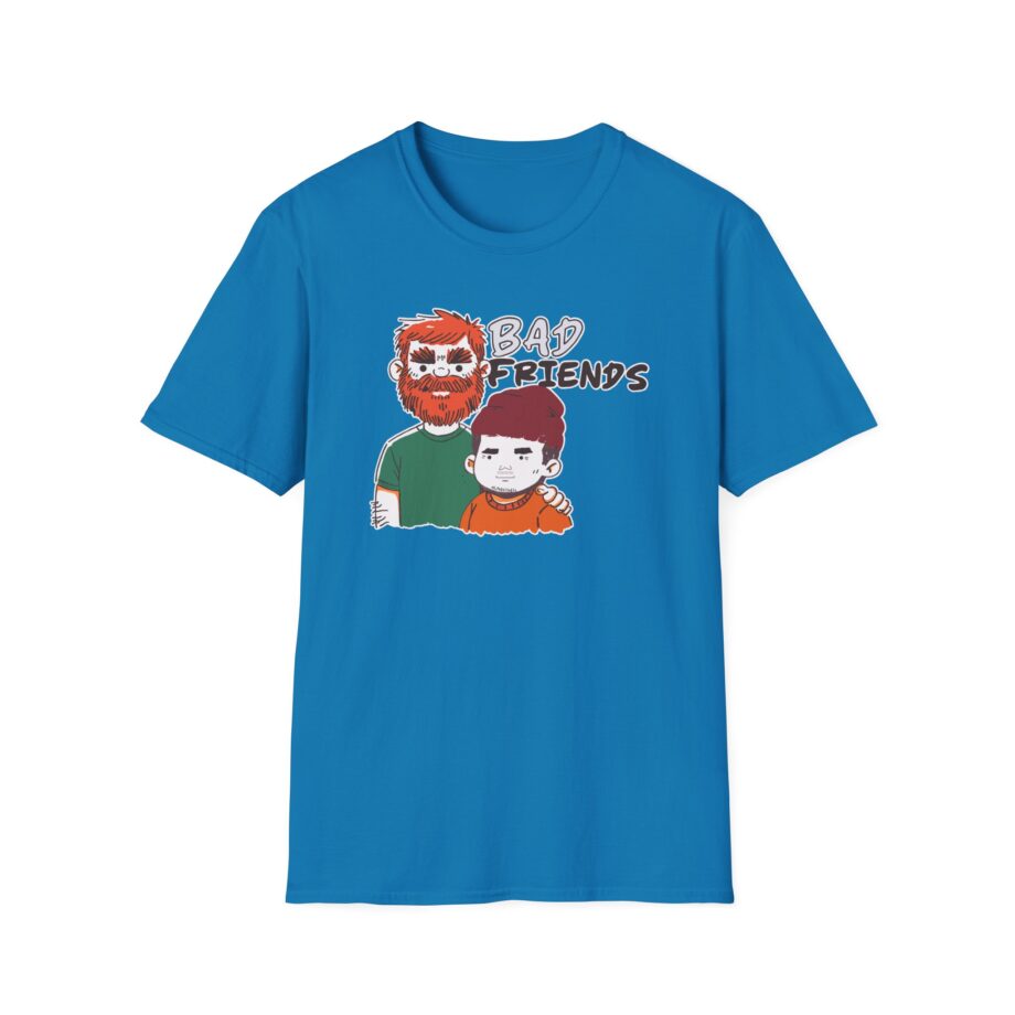Bad Friends Hairy Unisex Softstyle T-shirt