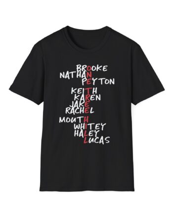 One Tree Hill Character Names Unisex Softstyle Tee