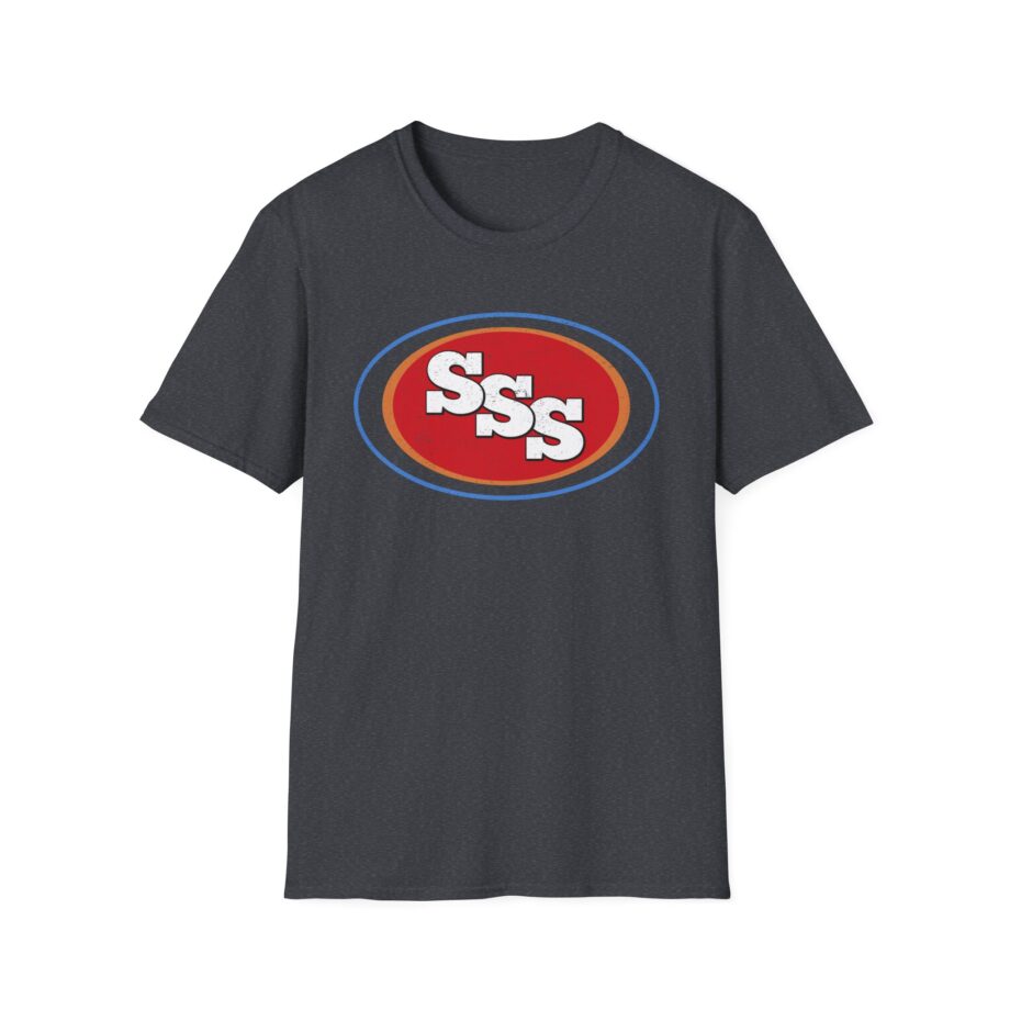 Seasick Steve Sss Oval Acid Unisex Softstyle T-Shirt