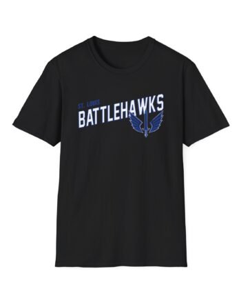 St. Louis Battlehawks 108 Stitches Tarc Merman  Unisex Softstyle T-Shirt