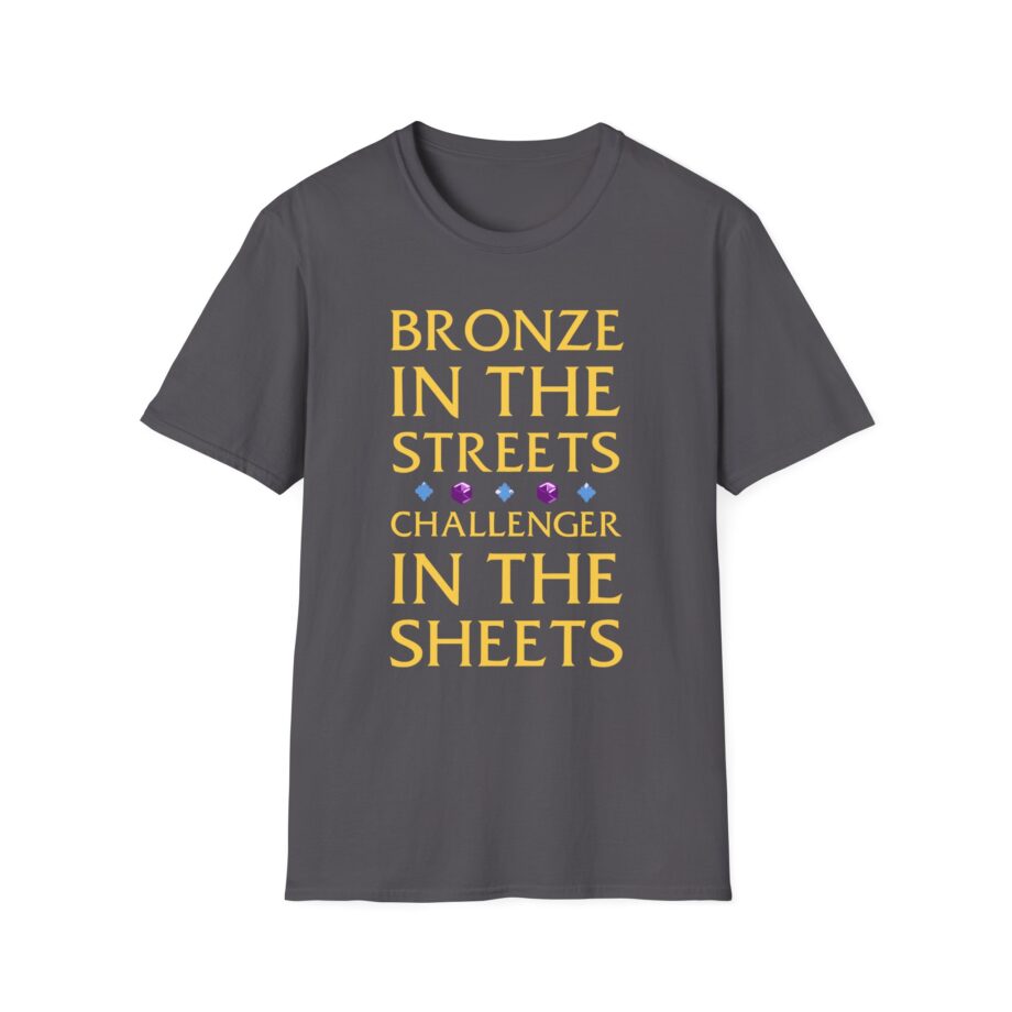Mizkif Bronze in the Streets Challenger in the Sheets Unisex Softstyle T-shirt