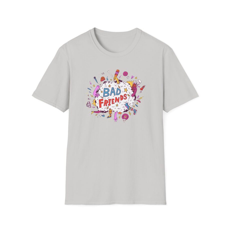 Bad Friends Fight Cloud Unisex Softstyle T-shirt