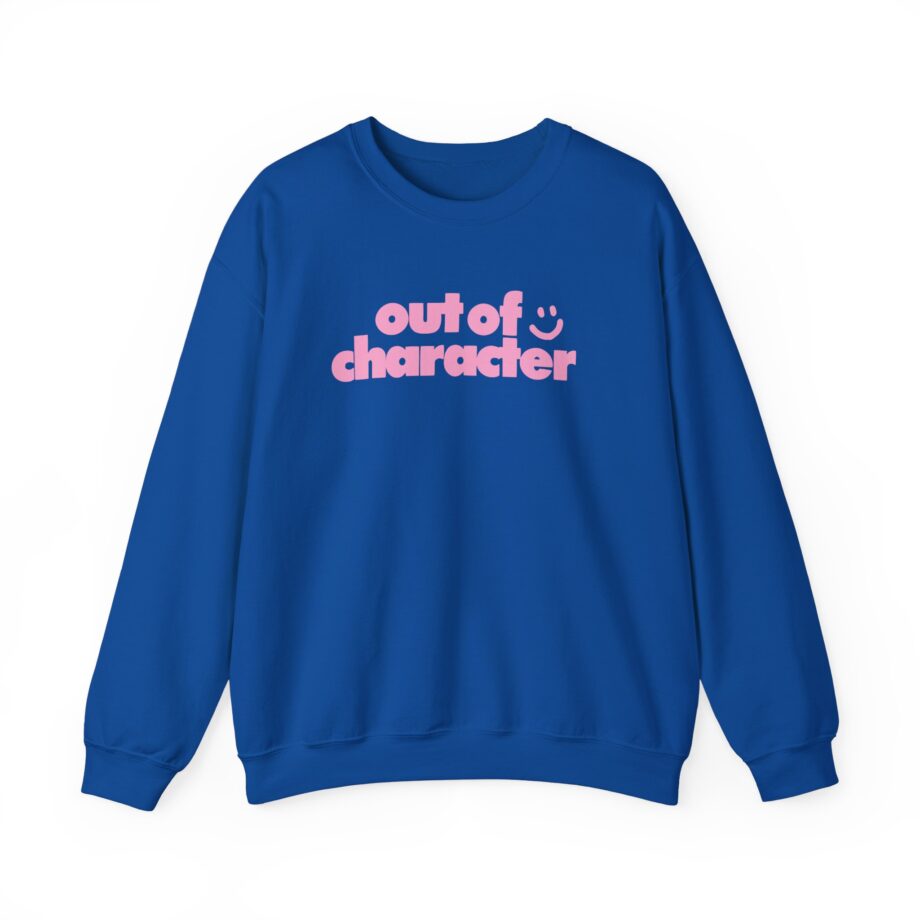 Slushy Noobz  Out Of Character Unisex Heavy Blend Crewneck Sweatshirt