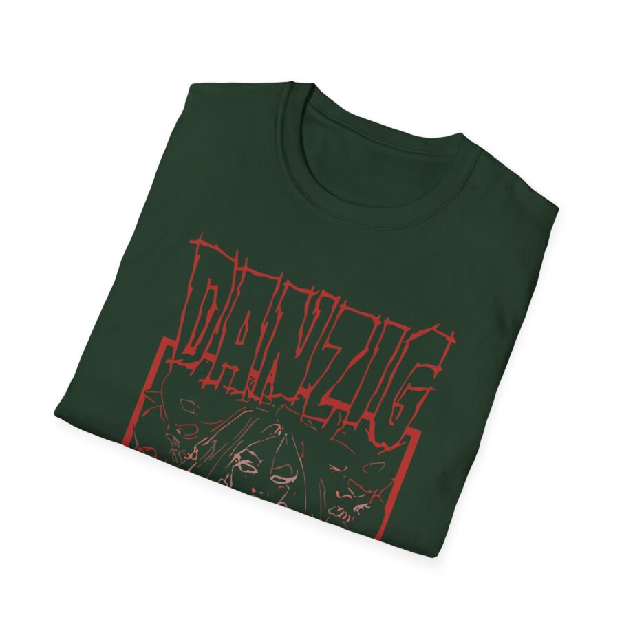 Danzig Black Laden Crown Unisex Softstyle T-shirt