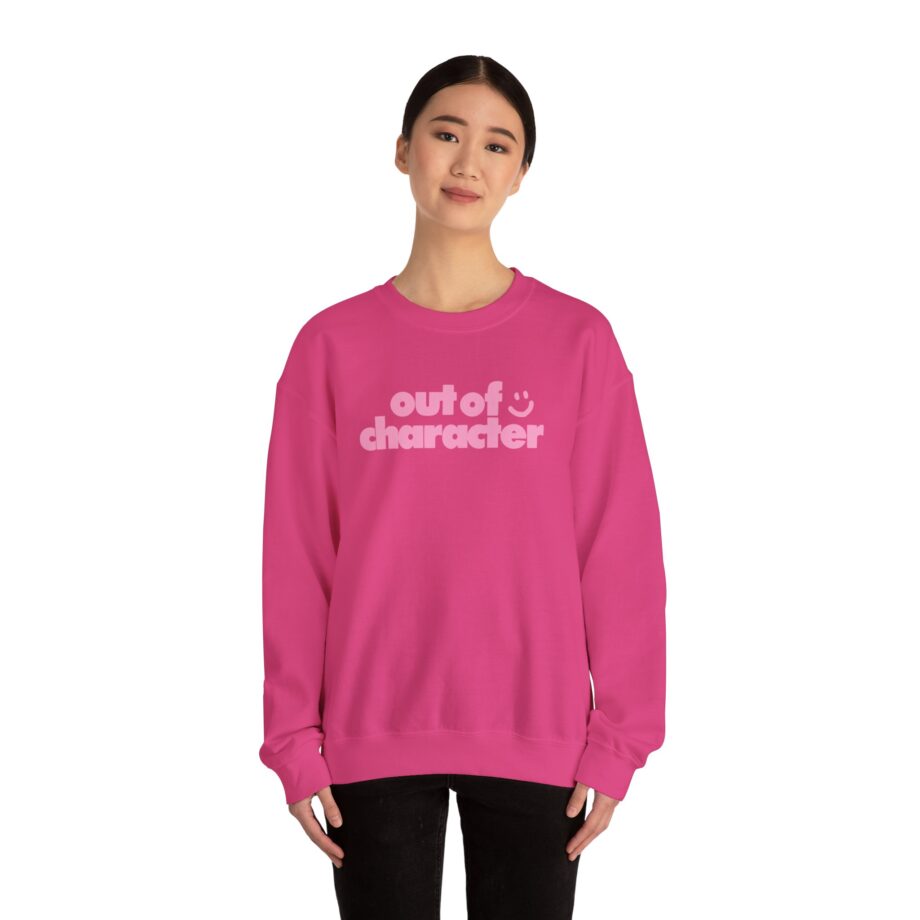 Slushy Noobz  Out Of Character Unisex Heavy Blend Crewneck Sweatshirt