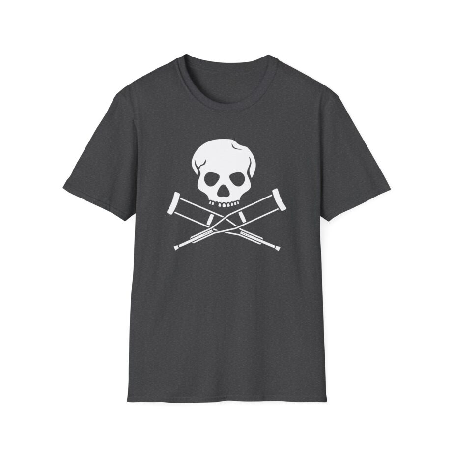 Jackass Skull and Crutches Unisex Softstyle T-Shirt