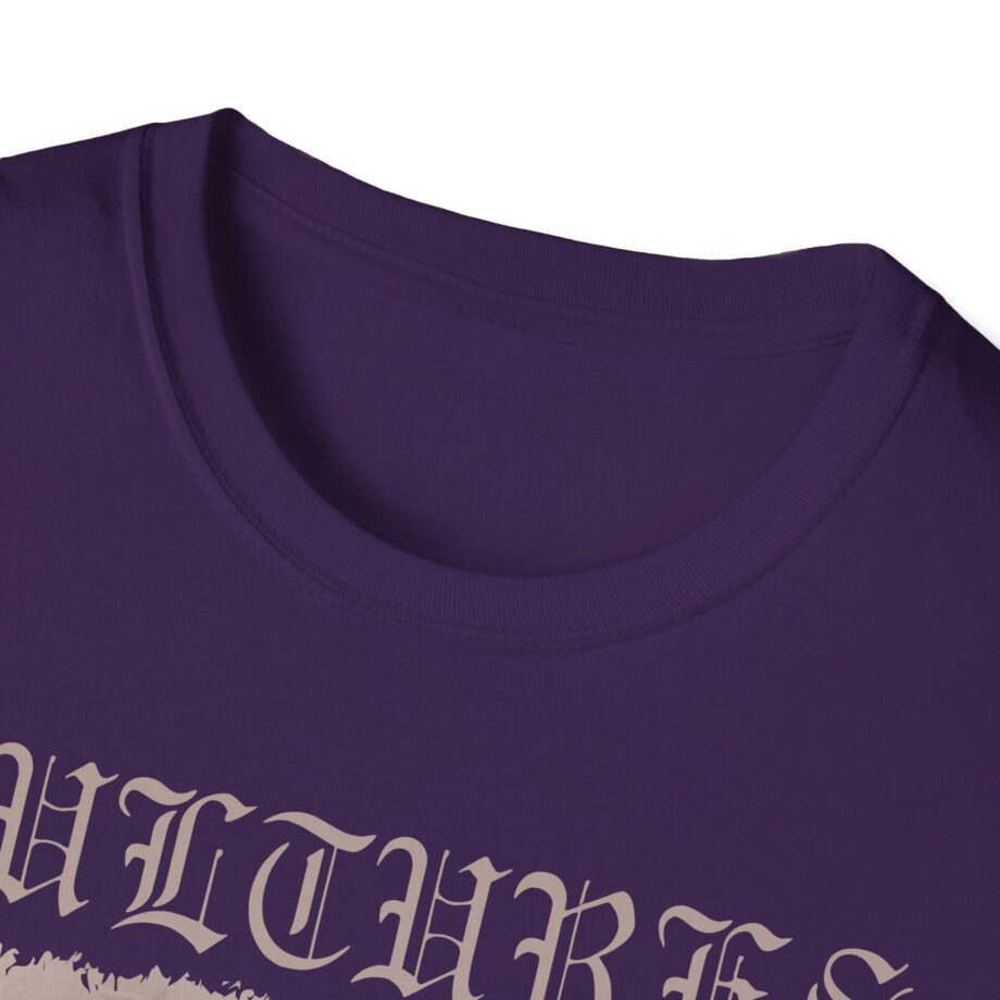 Vultures Graphic Unisex Softstyle T-Shirt - Edgy Vintage Art Tee