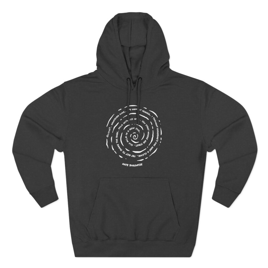 Nate Bargatze Three-panel Fleece Hoodie