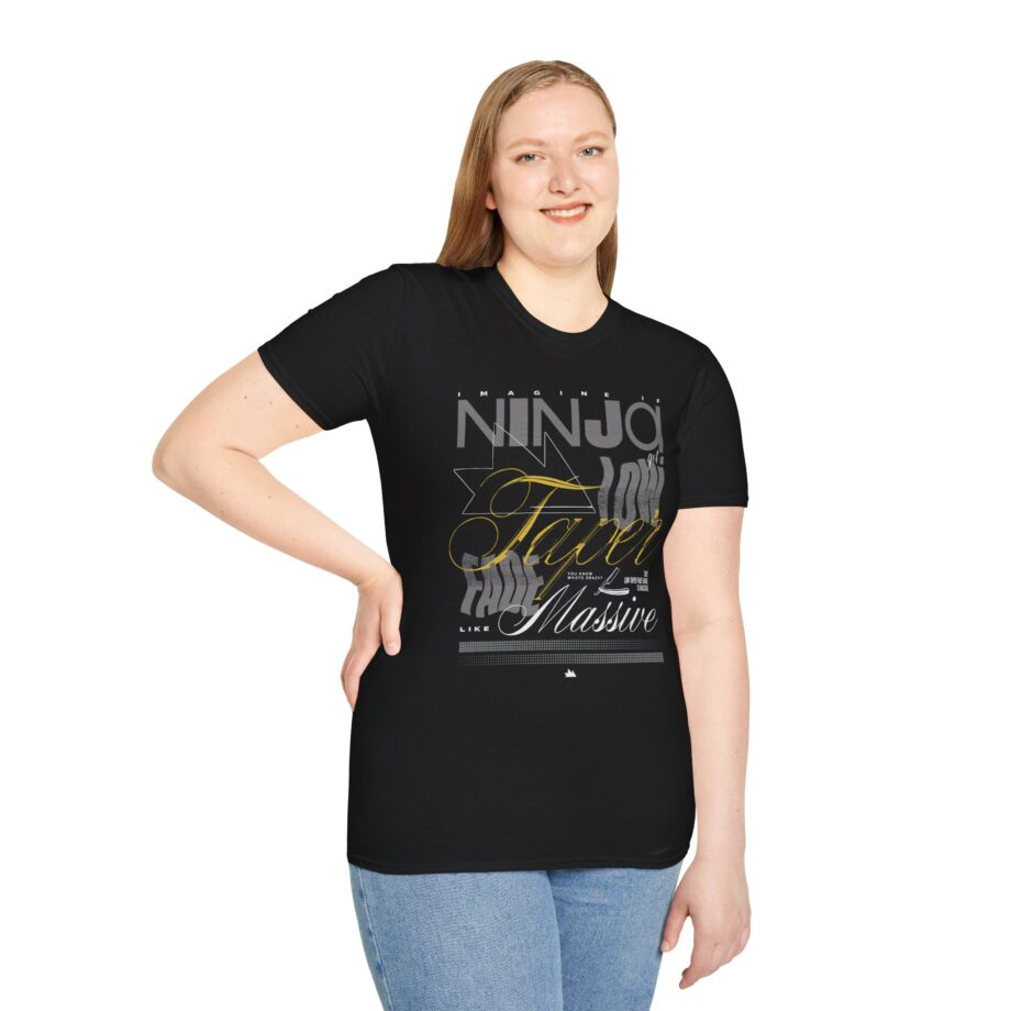 Ninja  Low Taper Fade Unisex Softstyle T-shirt