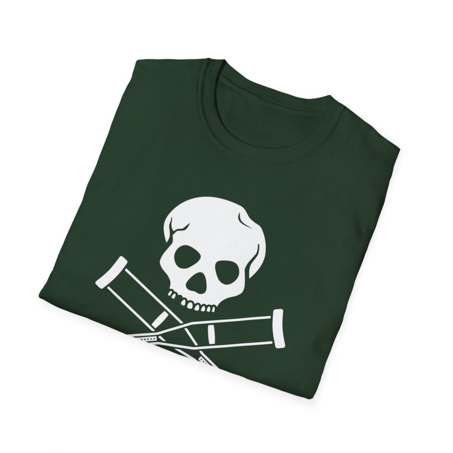 Jackass Skull and Crutches Unisex Softstyle T-Shirt