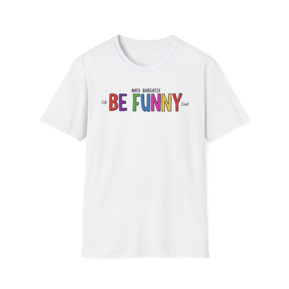 Nate Bargatze the Be Funny Tour Unisex Softstyle T-Shirt