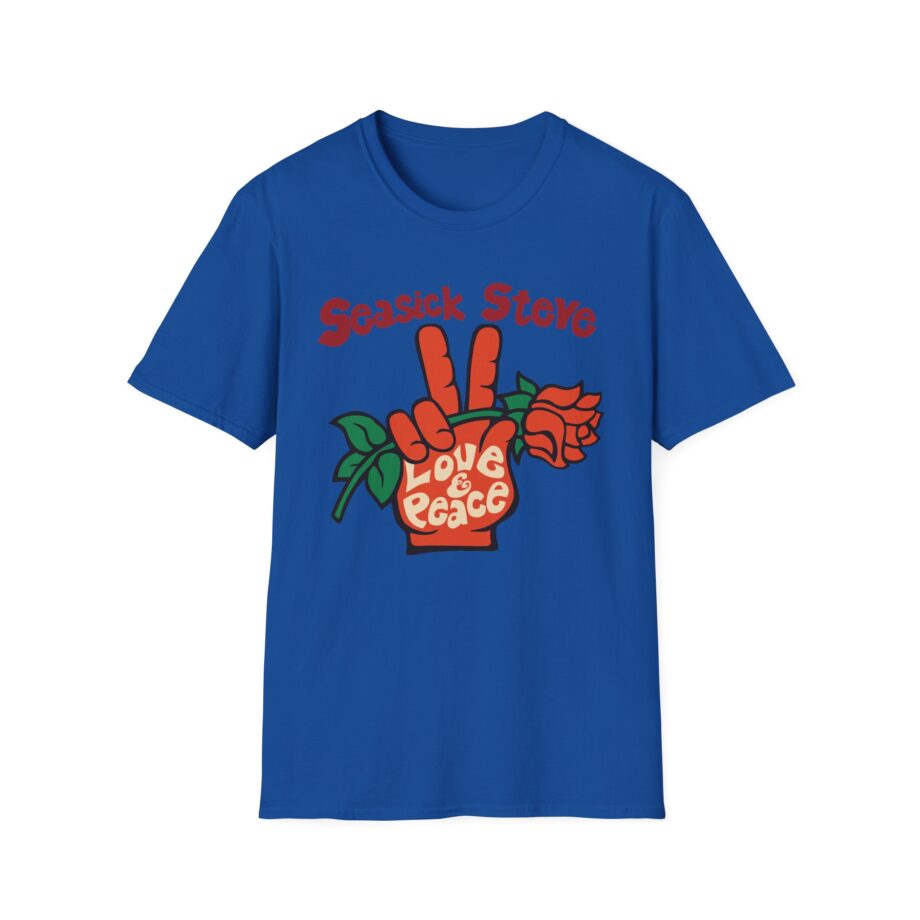 Seasick Steve Love & Peace Unisex Softstyle T-Shirt