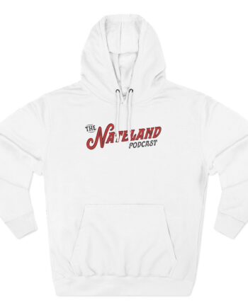 Nate Bargatze  Nateland Podcast Three-panel Fleece Hoodie