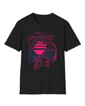 Quackity Plandy Dusk Neon Time Travel Unisex Softstyle T-shirt