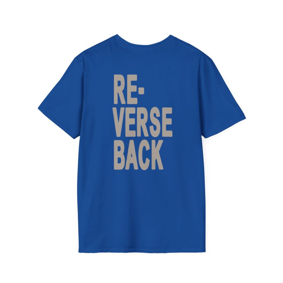 Armchair Expert Reverse Back Unisex Softstyle T-shirt