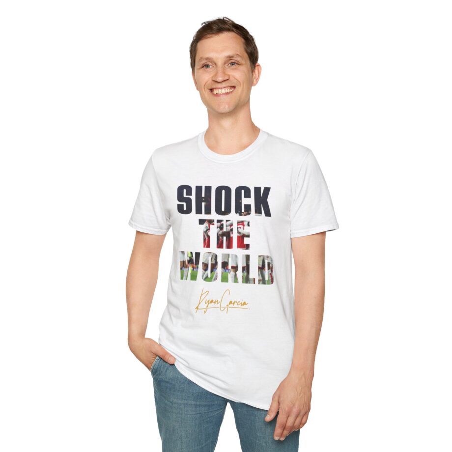 Ryan Garcia Shock the World Unisex Softstyle T-shirt