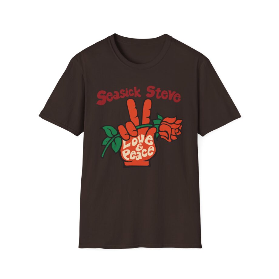Seasick Steve Love & Peace Unisex Softstyle T-Shirt