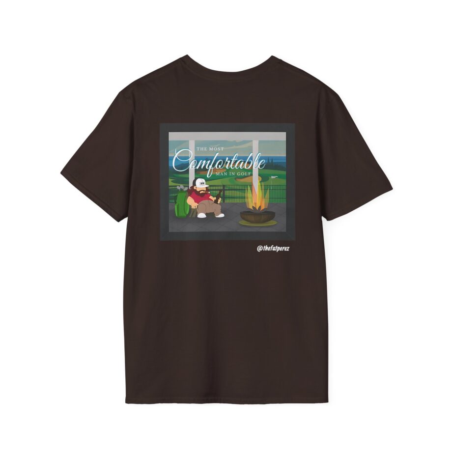 Fat Perez the Most Comfortable Man in Golf V.20 Unisex Softstyle T-Shirt