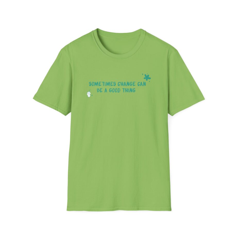 Heartstopper Sometimes Change Can Be a Good Thing Unisex Softstyle T-Shirt